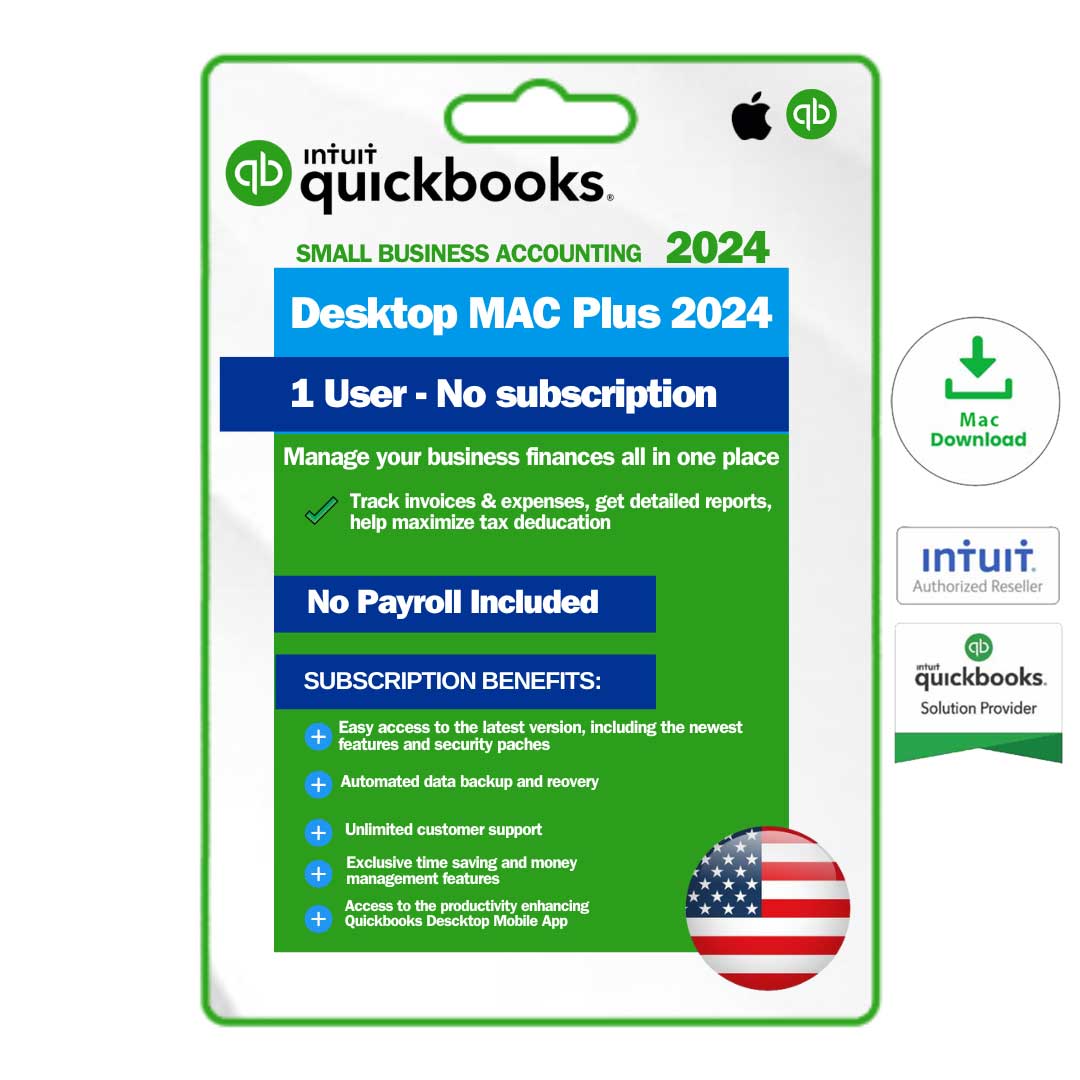 QuickBooks Mac Desktop 2024 Lifetime No Subscription