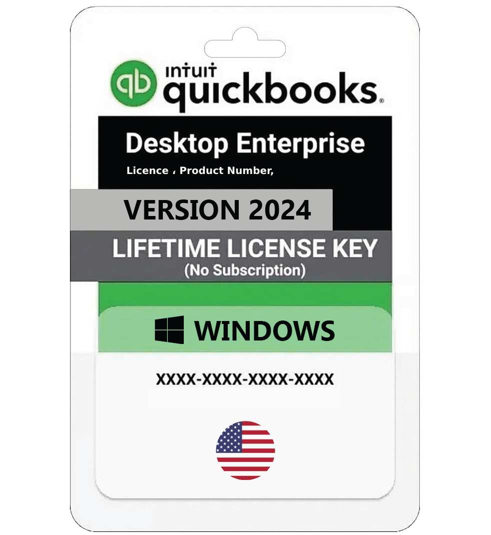 QuickBooks Desktop Enterprise 2024 ( 1 users) One-Time Purchase