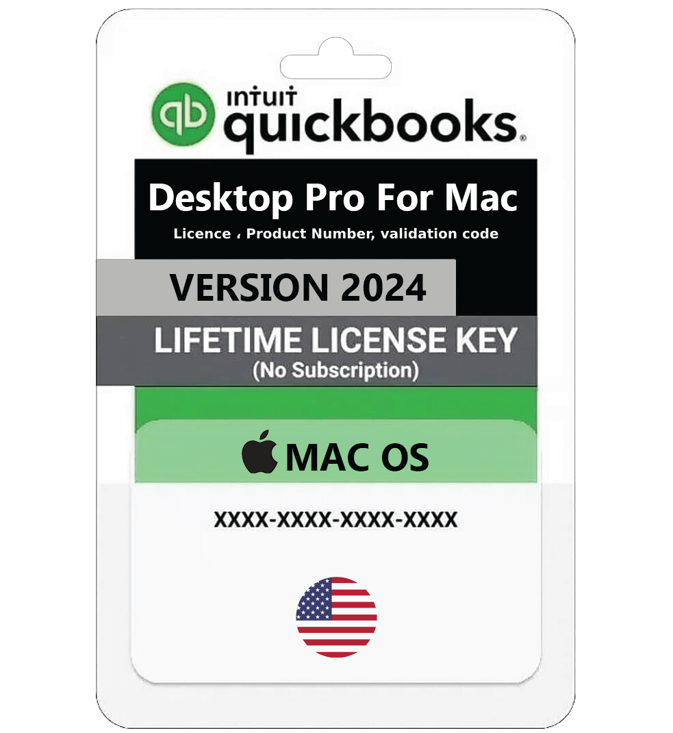 Intuit QuickBooks Desktop Mac 2024 One-Time Purchase