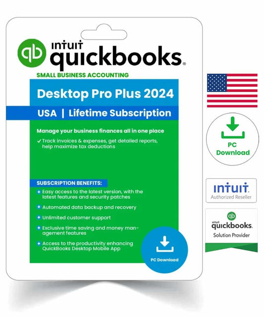 Intuit QuickBooks Desktop Pro 2024 Lifetime Activation