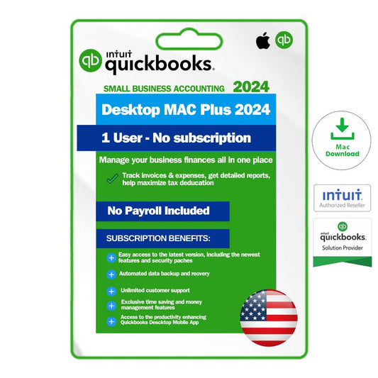 QuickBooks Mac Desktop 2024 Lifetime No Subscription