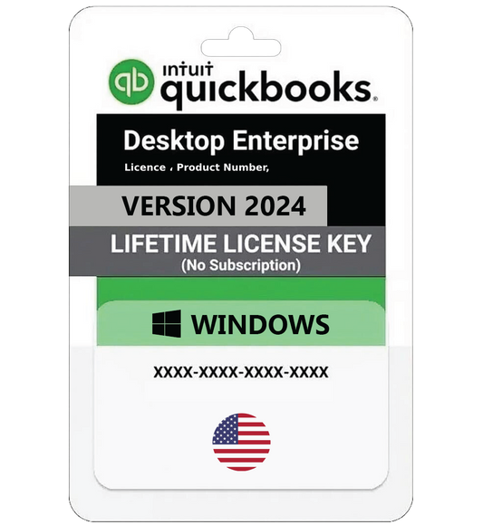 QuickBooks Desktop Enterprise 2024 ( 1 users) One-Time Purchase