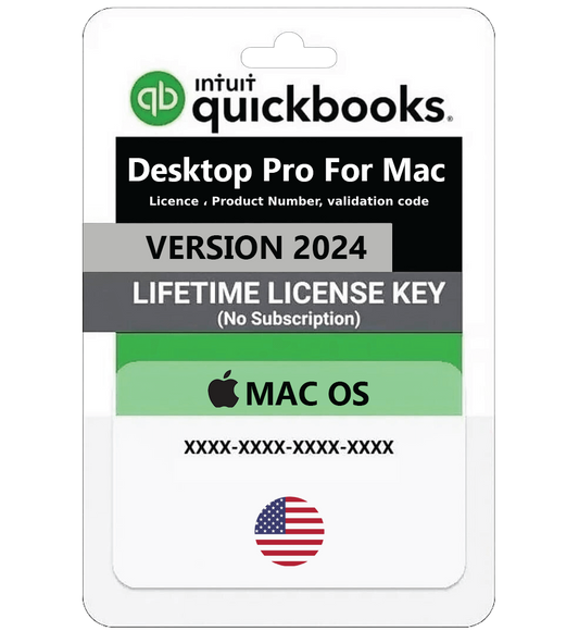 Intuit QuickBooks Desktop Mac 2024 One-Time Purchase