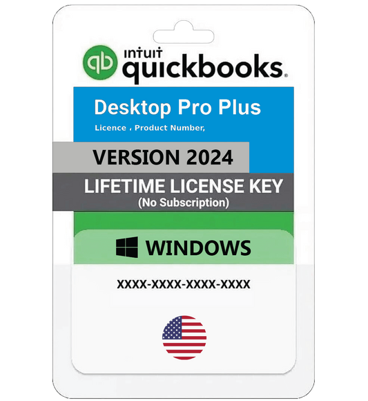 Intuit QuickBooks Desktop Pro 2024 One-Time Purchase