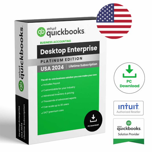 QuickBooks Desktop Enterprise 2024 (1user) Lifetime License